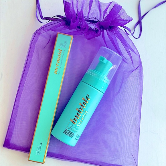 Makeup Nib Lash Box La Bubble Lash Shampoo Dual Brush Set Poshmark